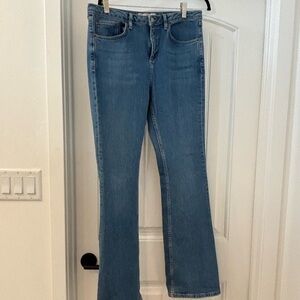 Women’s Topshop Tally Moto Stretch Flares